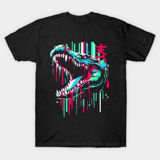 Alligator head horror T-Shirt